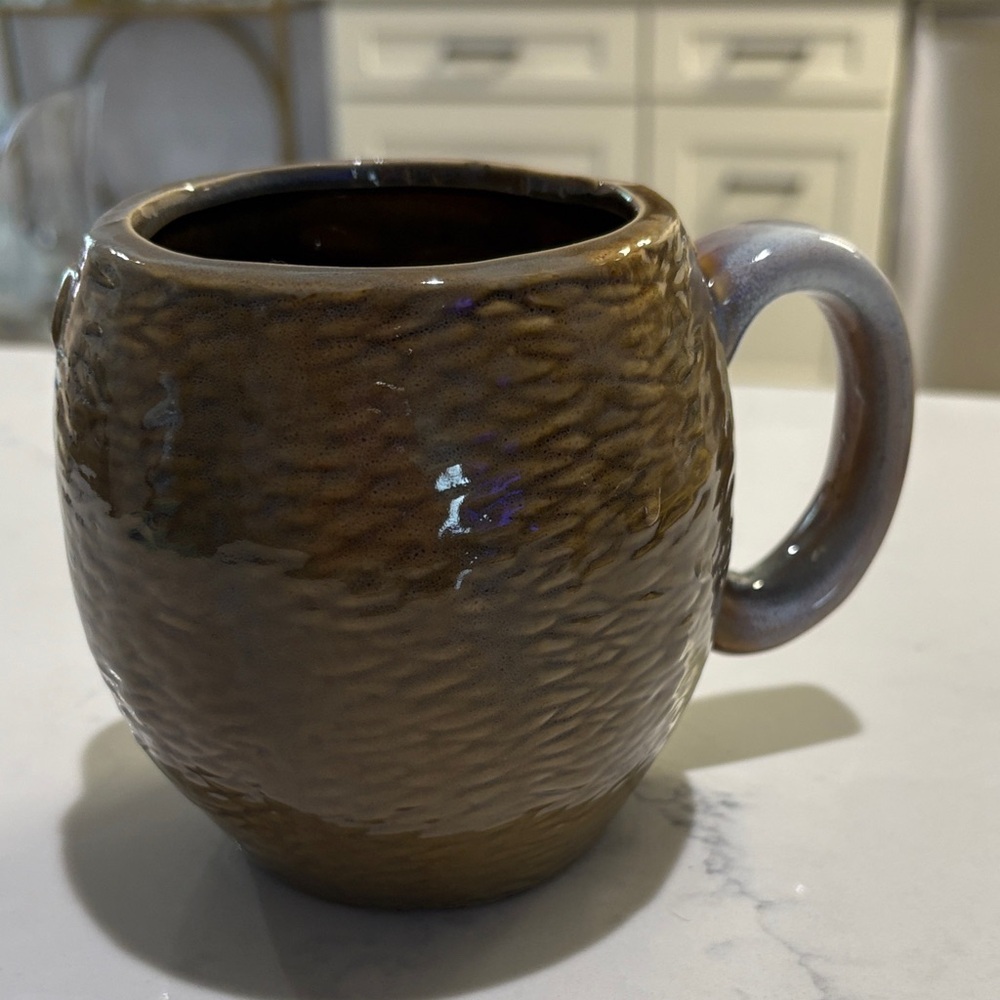 Gibson Brown Gradient Ceramic Animal Face Mug. Hedgehog! - Picture 3 of 5